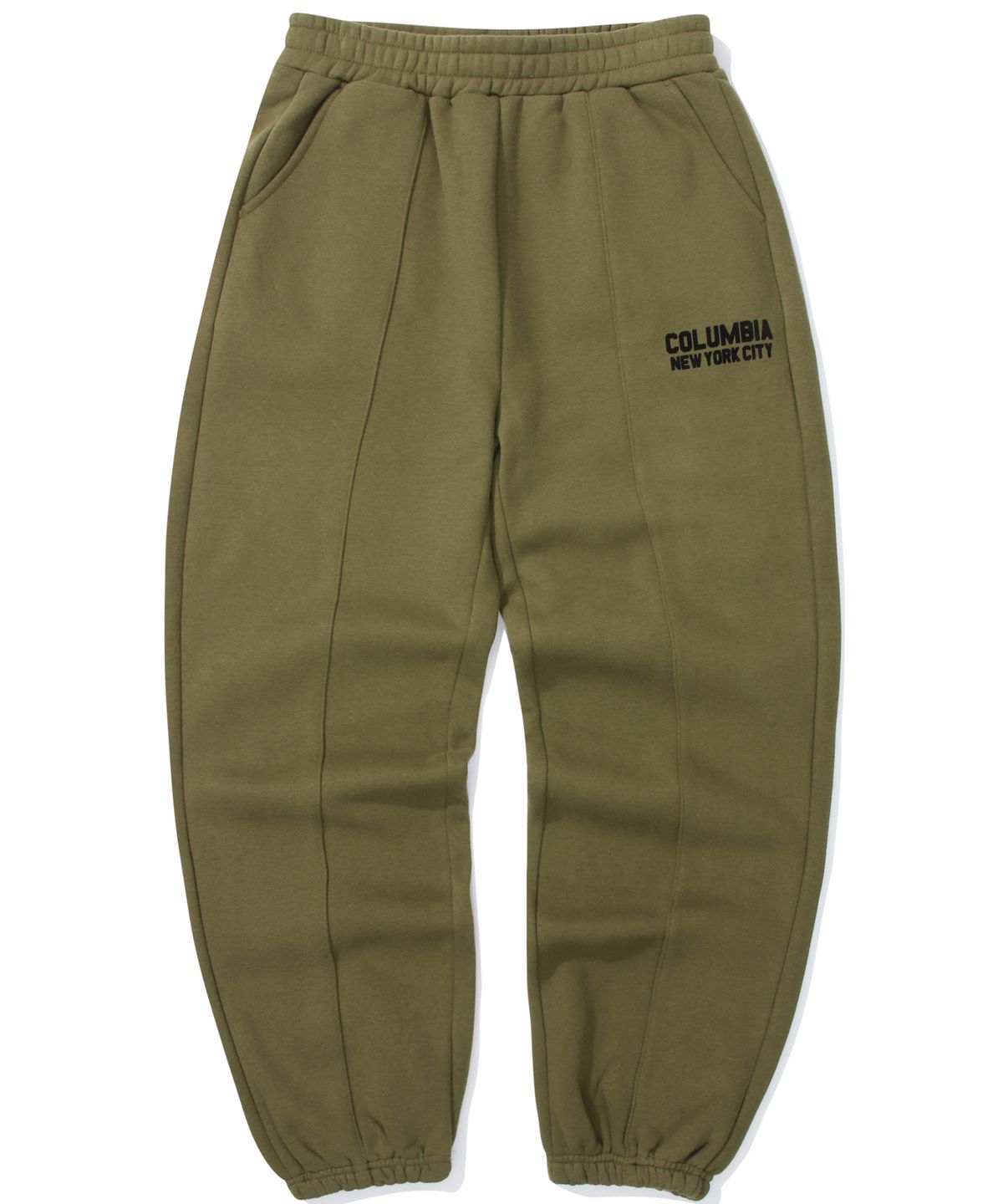 컬럼비아 유니버시티(COLUMBIA UNIVERSITY) NY BLACKSERIES LOOSE-FIT FLEECE SWEATPANTS 카키브라운