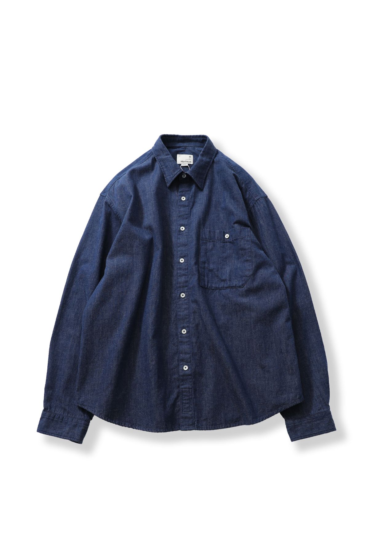 홀리선(HORLISUN) Jane Denim Shirt Navy