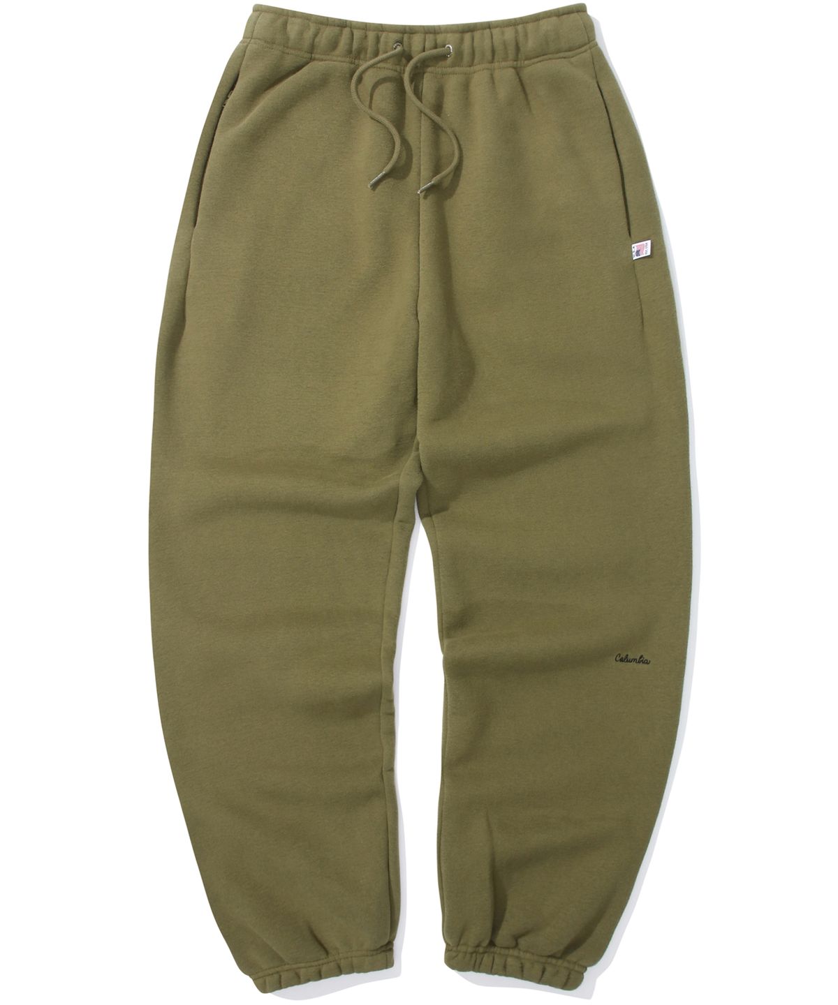 컬럼비아 유니버시티(COLUMBIA UNIVERSITY) CU CLASSIC LOGO LOOSE-FIT FLEECE SWEATPANTS 카키브라운