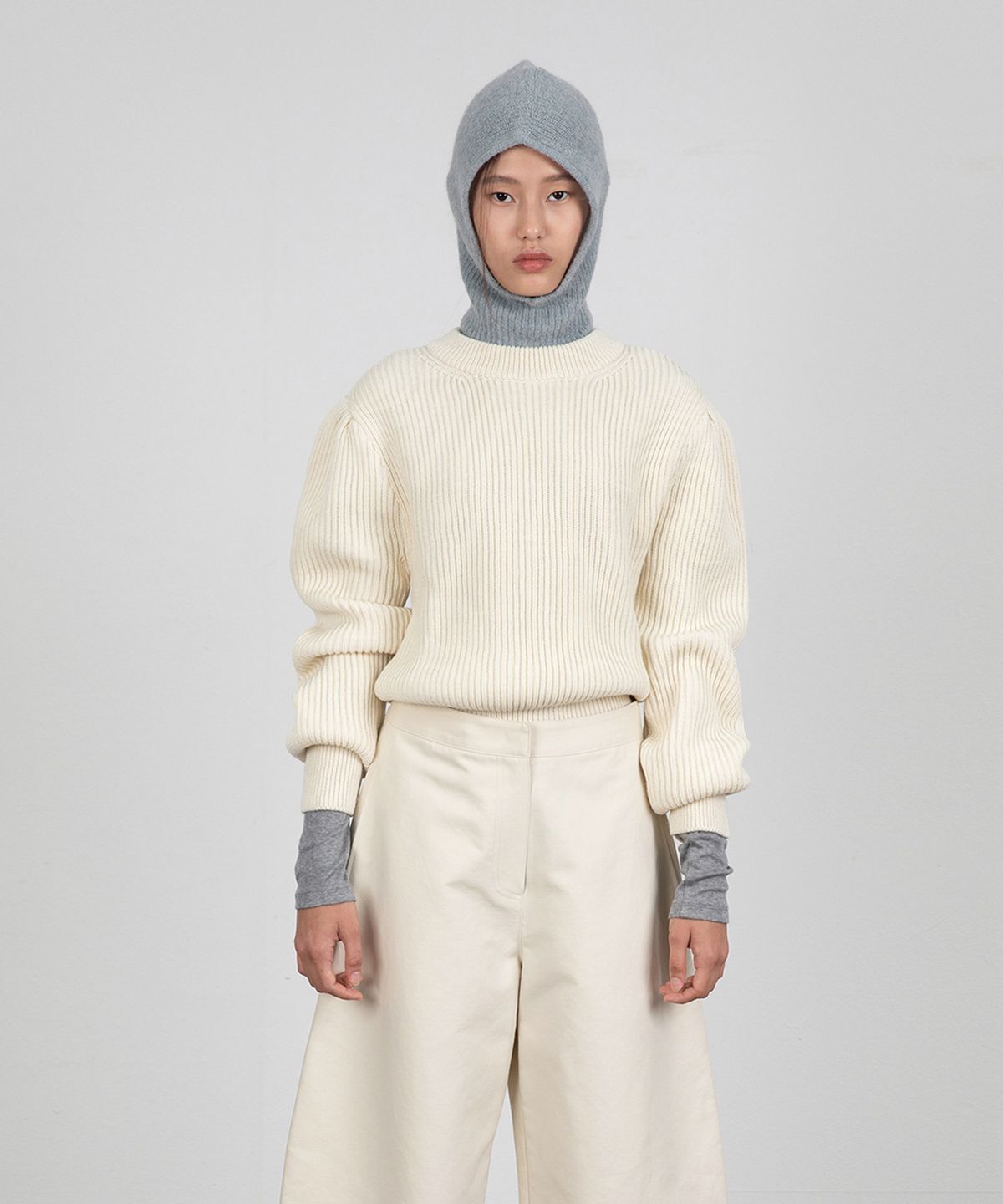 아모멘토(AMOMENTO) ALPACA BALACLAVA_MINT
