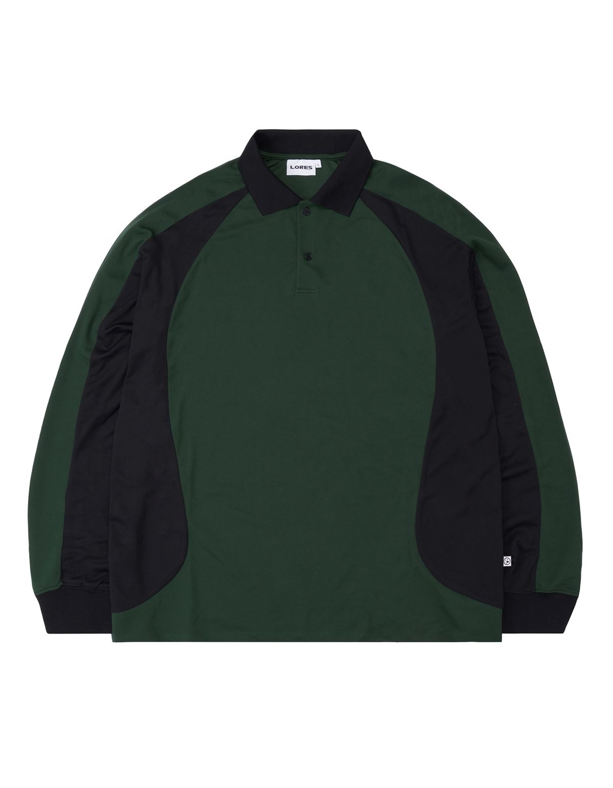 로어즈(LORES) Color Block Polo Shirt - Green