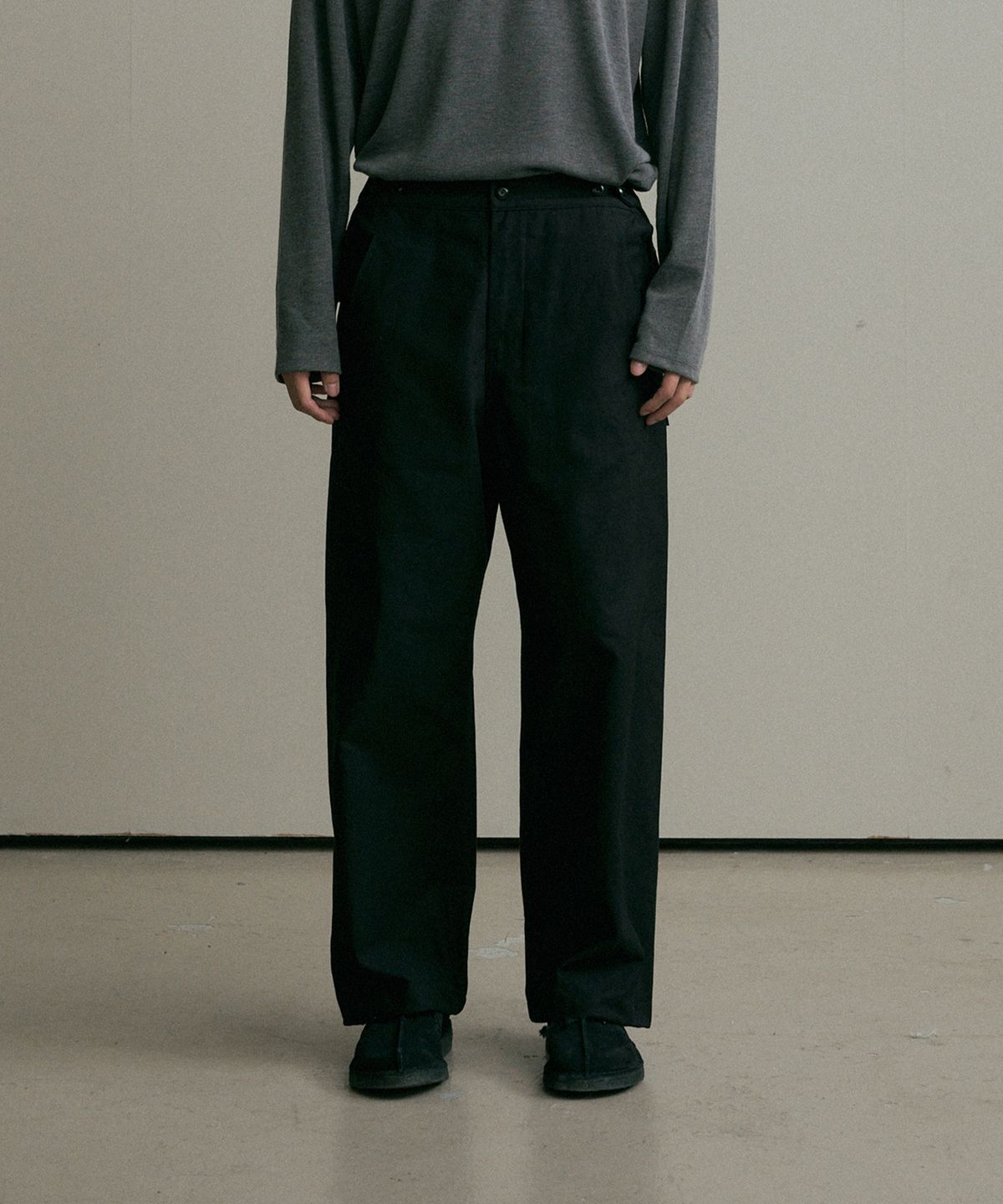 엔도어(ENDOOR) Side button b.d.u pants (black)