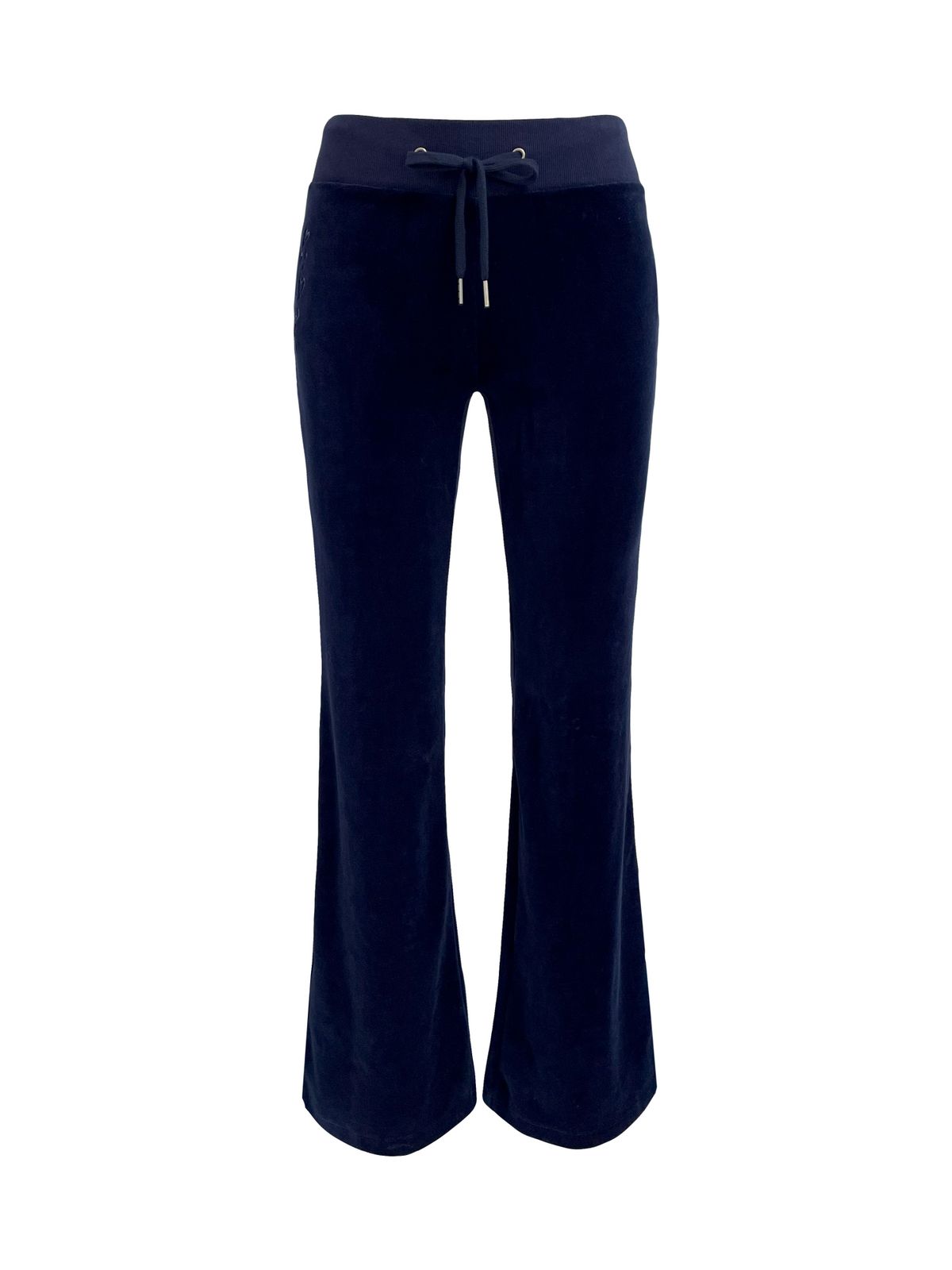 익스파이어드걸(EXPIRED GIRL) Signature Velvet Trackpants Navy
