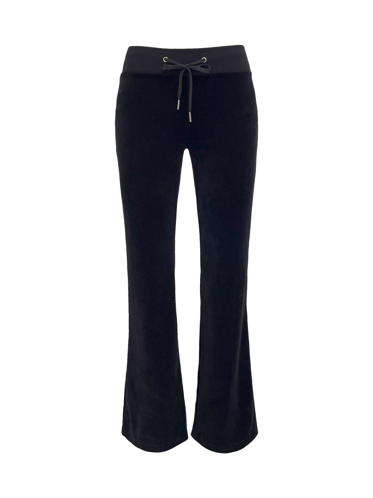 익스파이어드걸(EXPIRED GIRL) Signature Velvet Trackpants Black