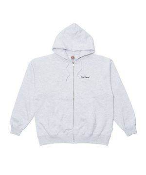 화이트라벨 헤비 스웨트 후드집업 오프화이트