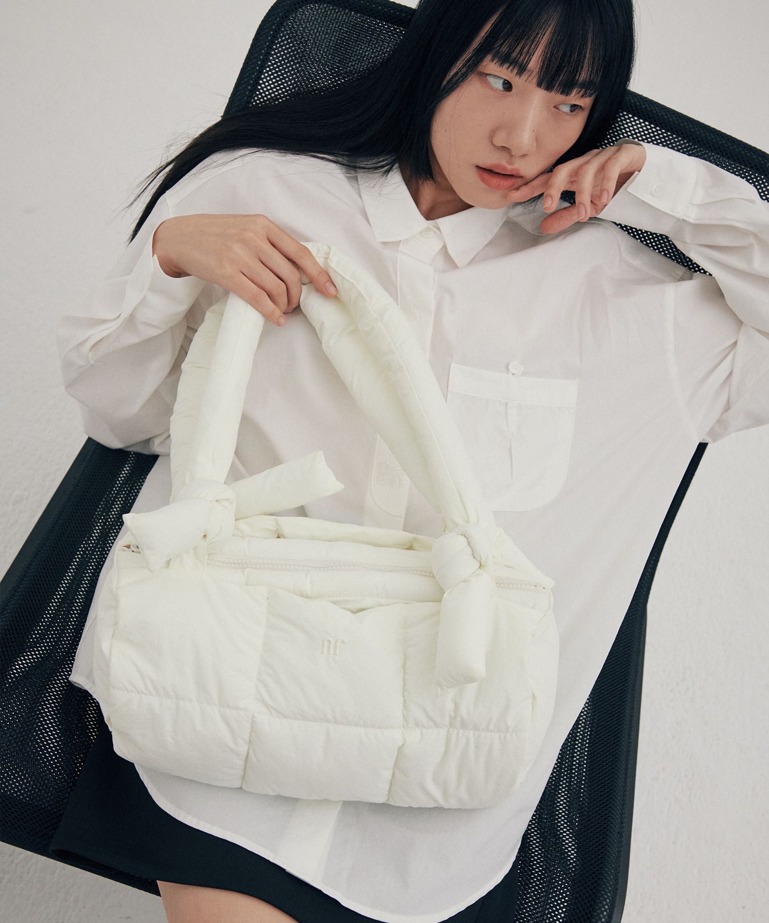 MUSINSA | NILLRING 7:30 AM Bag _ White