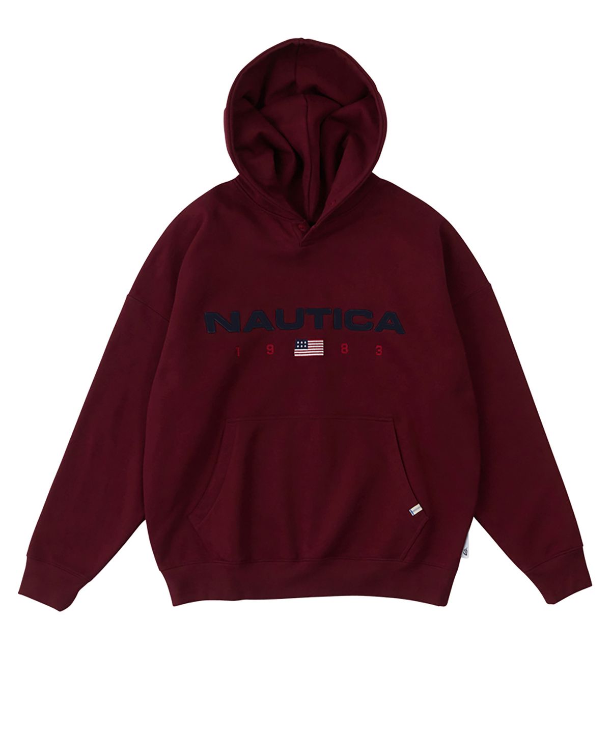 노티카(NAUTICA) 83플래그 후드티(버건디) 기모ver