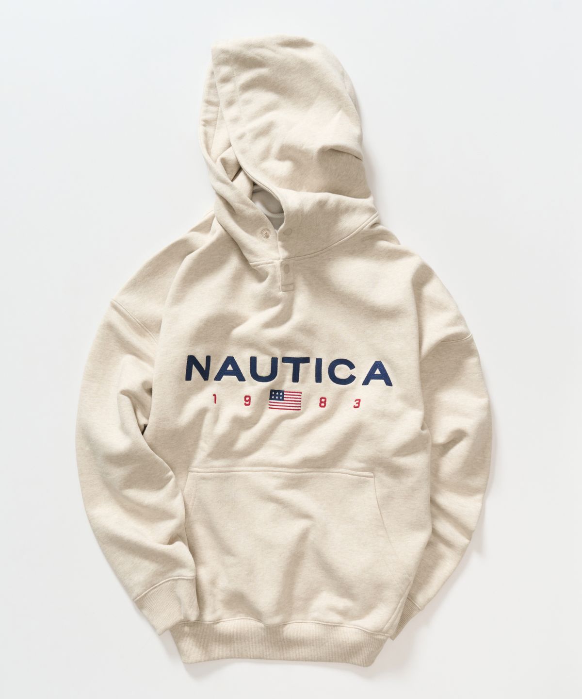노티카(NAUTICA) 83플래그 후디(라이트베이지)