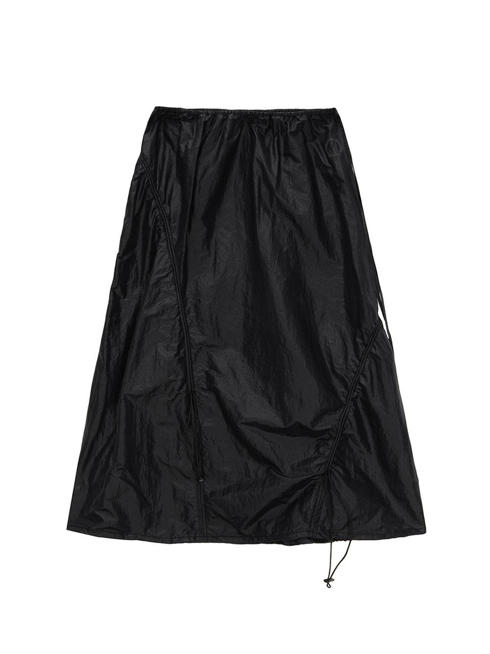 Nylon Puckered Skirt 