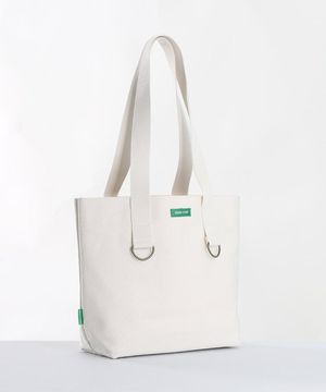 하디 숄더백 6 캔버스 - ivory / ivory strap L