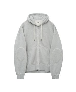 Oversized Zip Up Hoodie M.Grey