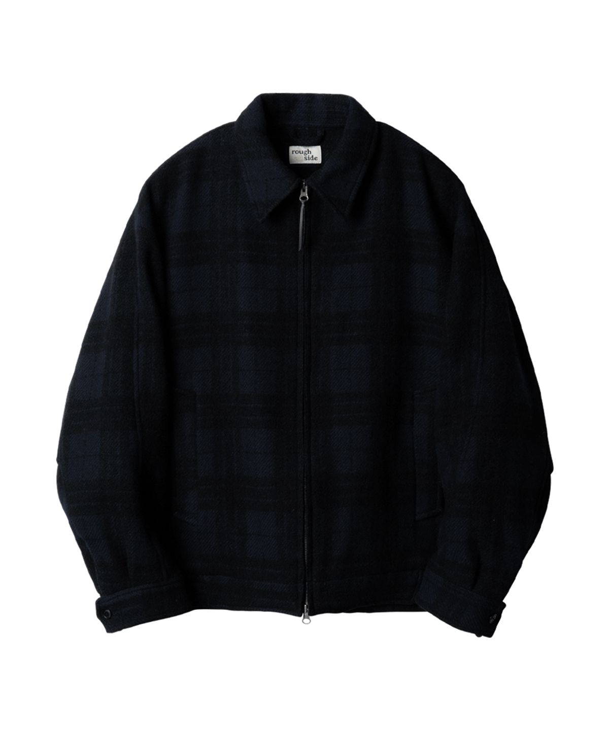 러프사이드(ROUGHSIDE) Baker Blouson Navy Plaid