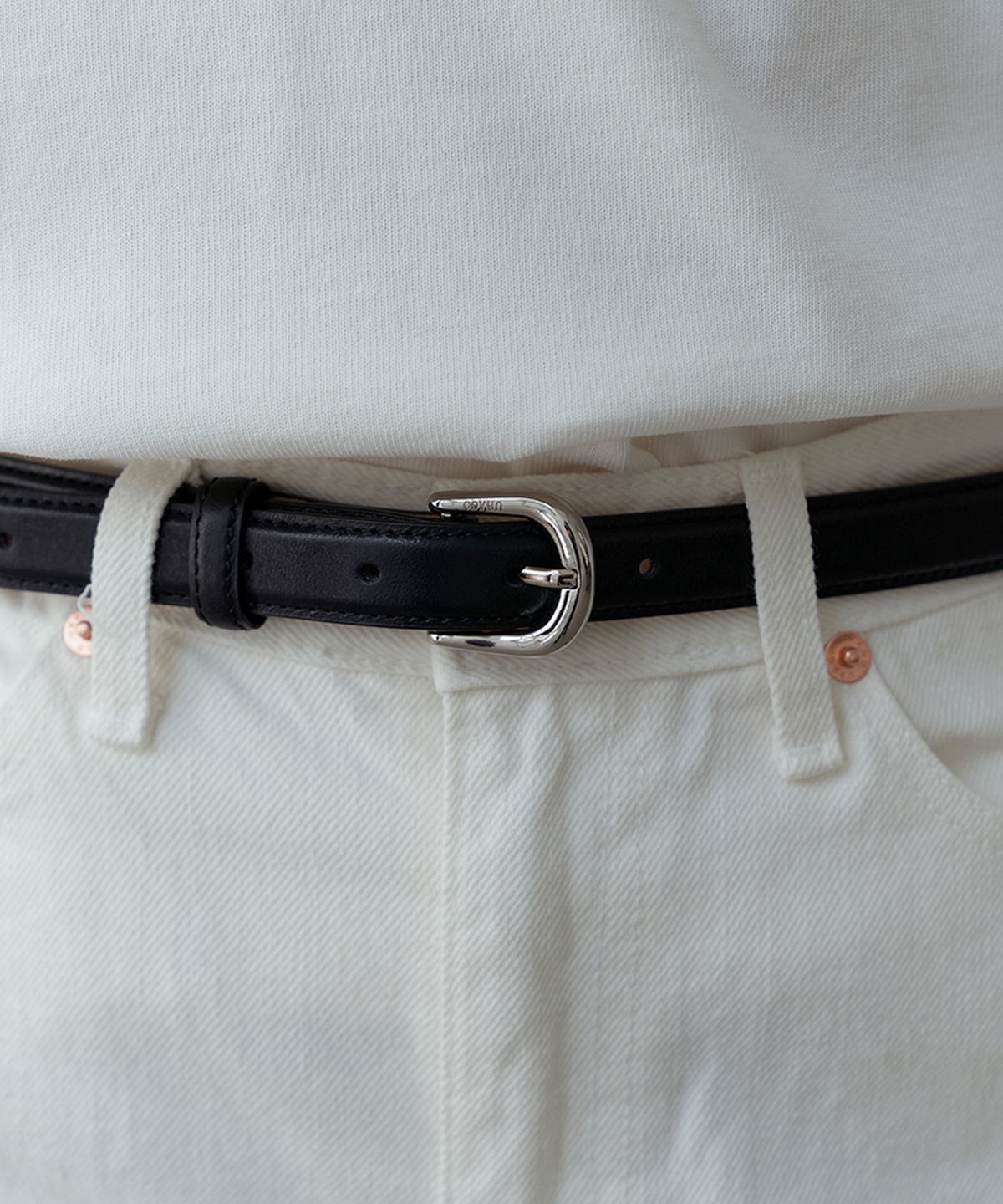 유라고(URAGO) Basic leather belt