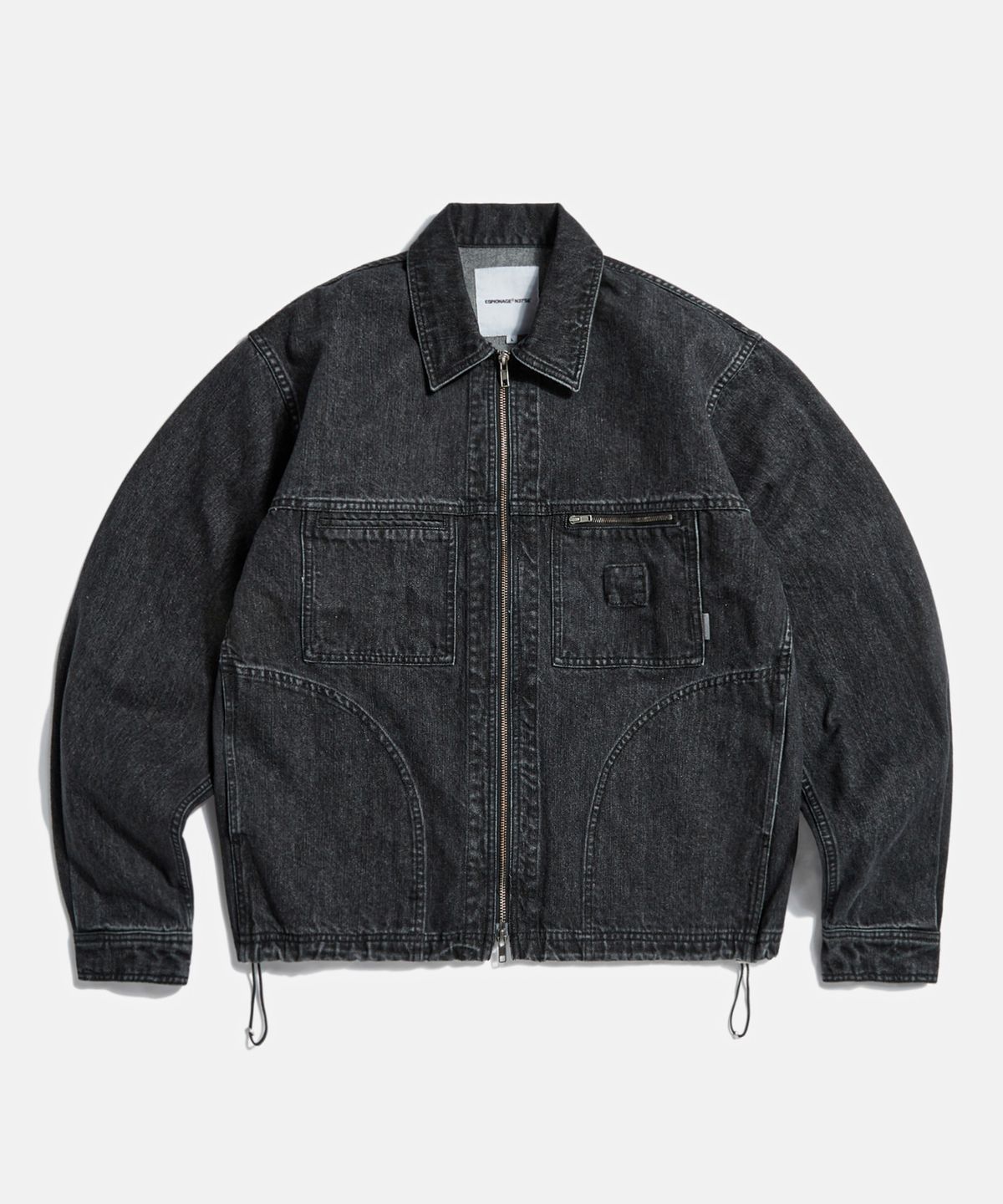 에스피오나지(ESPIONAGE) Denim Work Jacket Washed Black