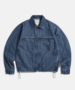 Denim Work Jacket Washed Indigo