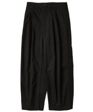 코튼 와이드 벌룬 팬츠 BLACK