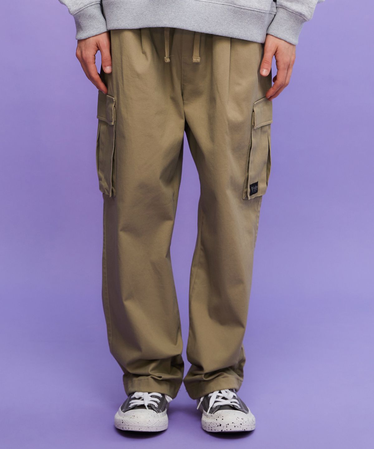 쿨트(KULTE) 와이드 카고 팬츠 BEIGE