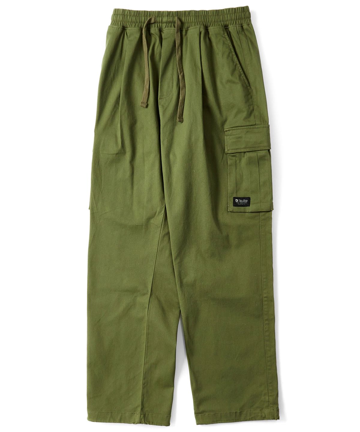 쿨트(KULTE) 와이드 카고 팬츠 KHAKI