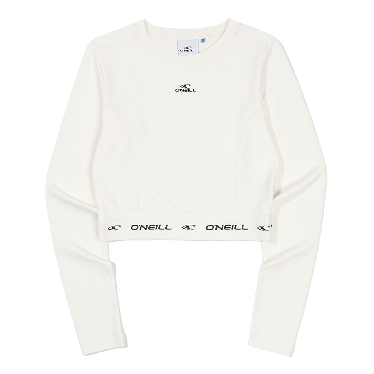 오닐(ONEILL) 여성 베타 크롭 라운드 긴팔 티셔츠 OWTRM7106-101