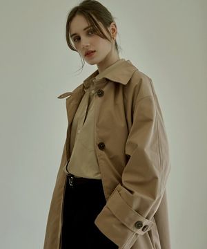 뉴아주 플로우 트렌치코트 (베이지)