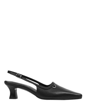 SQUARE TOE POINT SLINGBACK / BLACK
