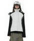 HOODDED PADDING VEST / GRAY