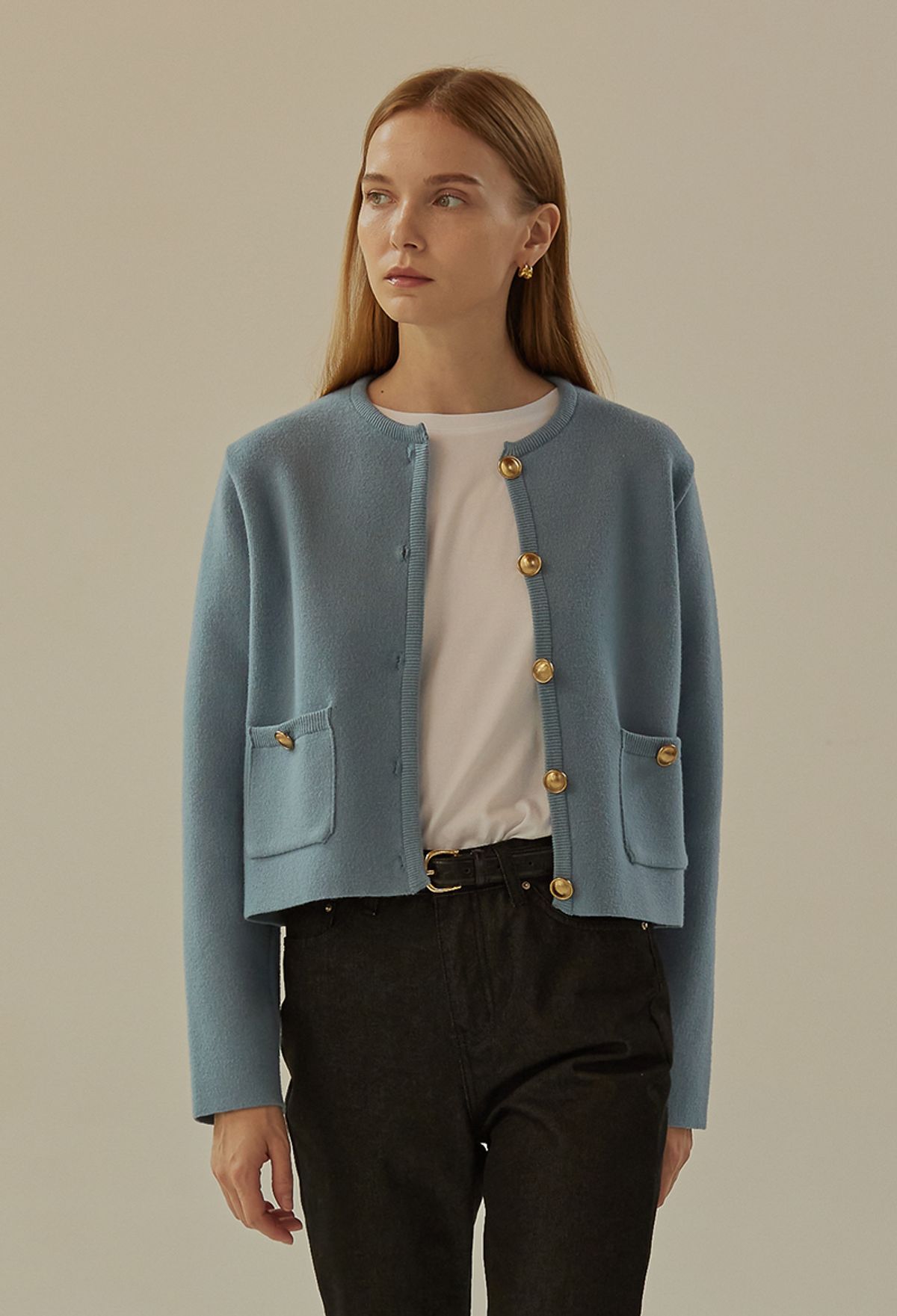 망고매니플리즈(MANGO MANY PLEASE) BELLA KNIT JACKET (4colors)