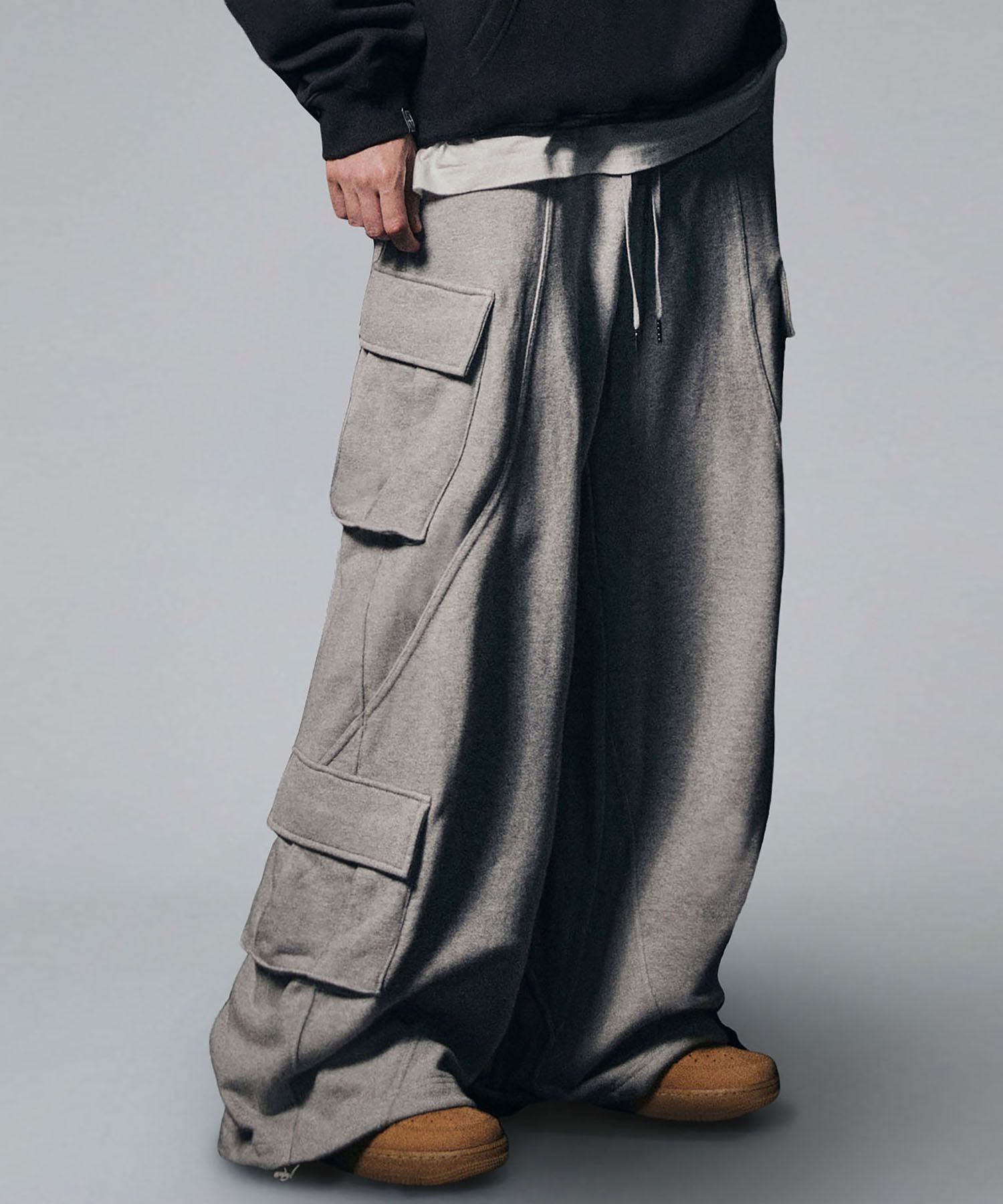 NOT4NERD／ノットフォーナード／INCISION MULTI CARGO SWEAT PANT