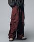 Parachute Nylon Cargo Pants - Wine