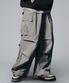 Parachute Nylon Cargo Pants - Light Grey