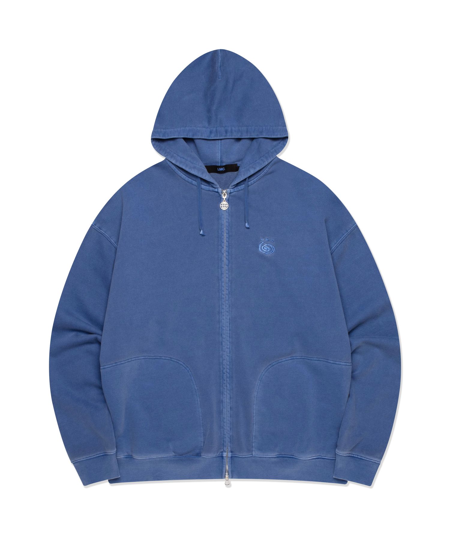 ★送料・関税込★LMC★OVERDYED SPIRAL ZIP-UP HOODIE★ MUSINSA | LMC OVERDYED SPIRAL ZIP-UP HOODIE blue