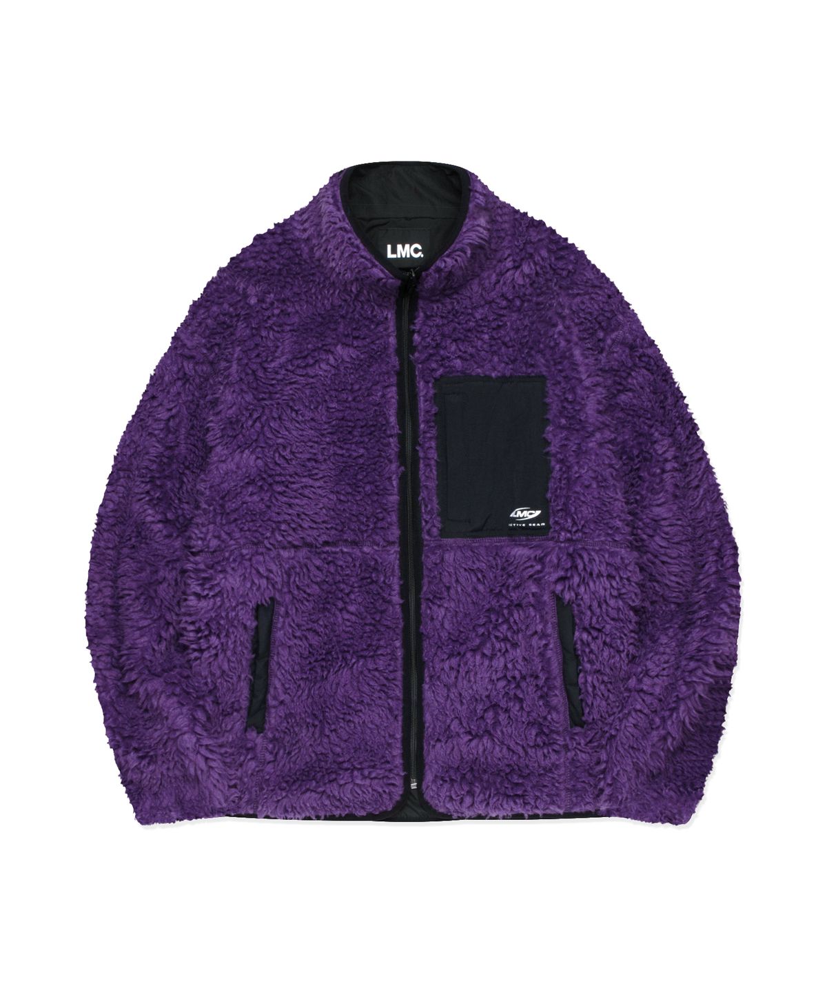 엘엠씨(LMC) ACTIVE GEAR SHERPA FLEECE JACKET purple