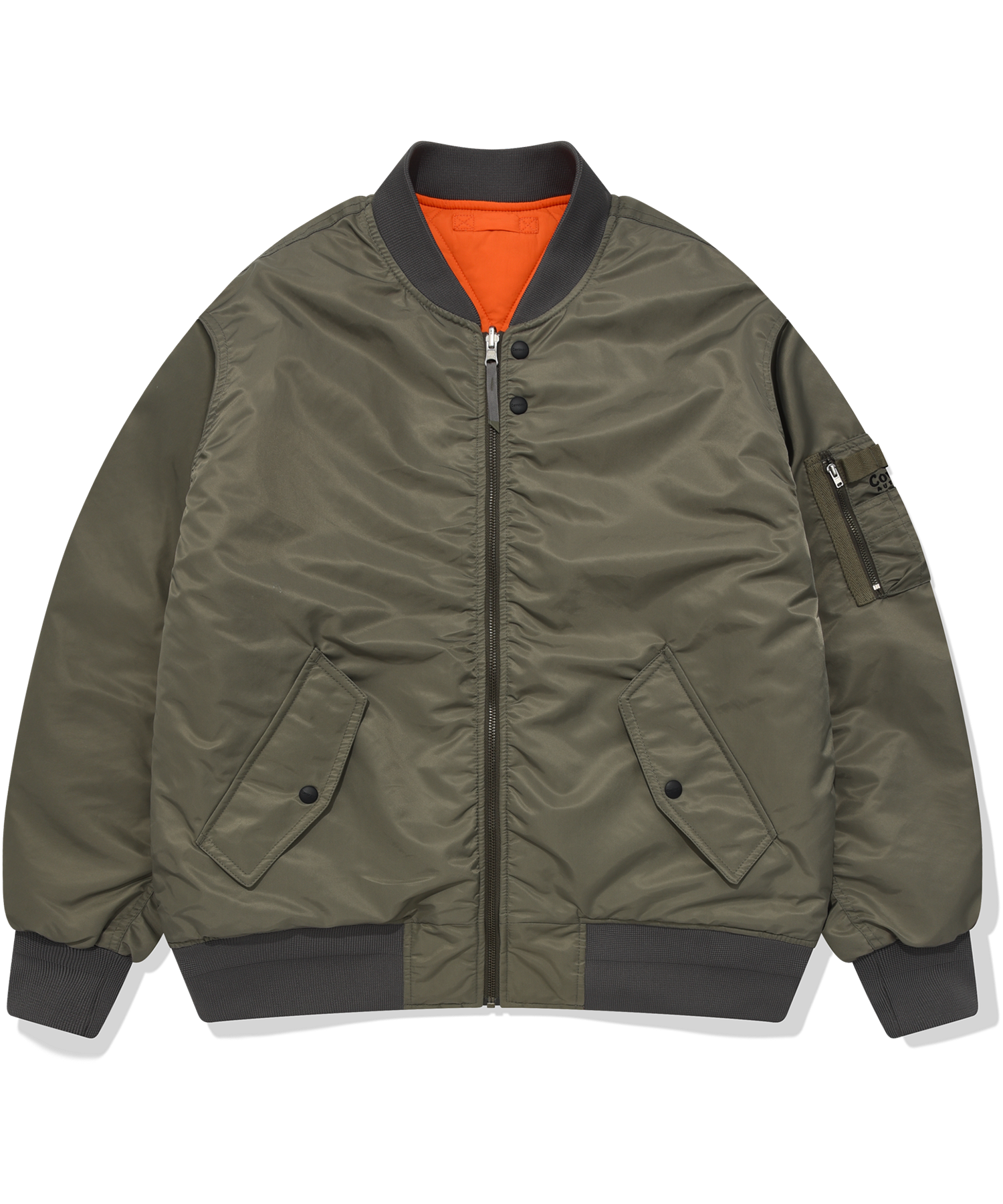 MUSINSA公式 | COVERNAT リバーシブル MA-1 ジャケット オリーブ
