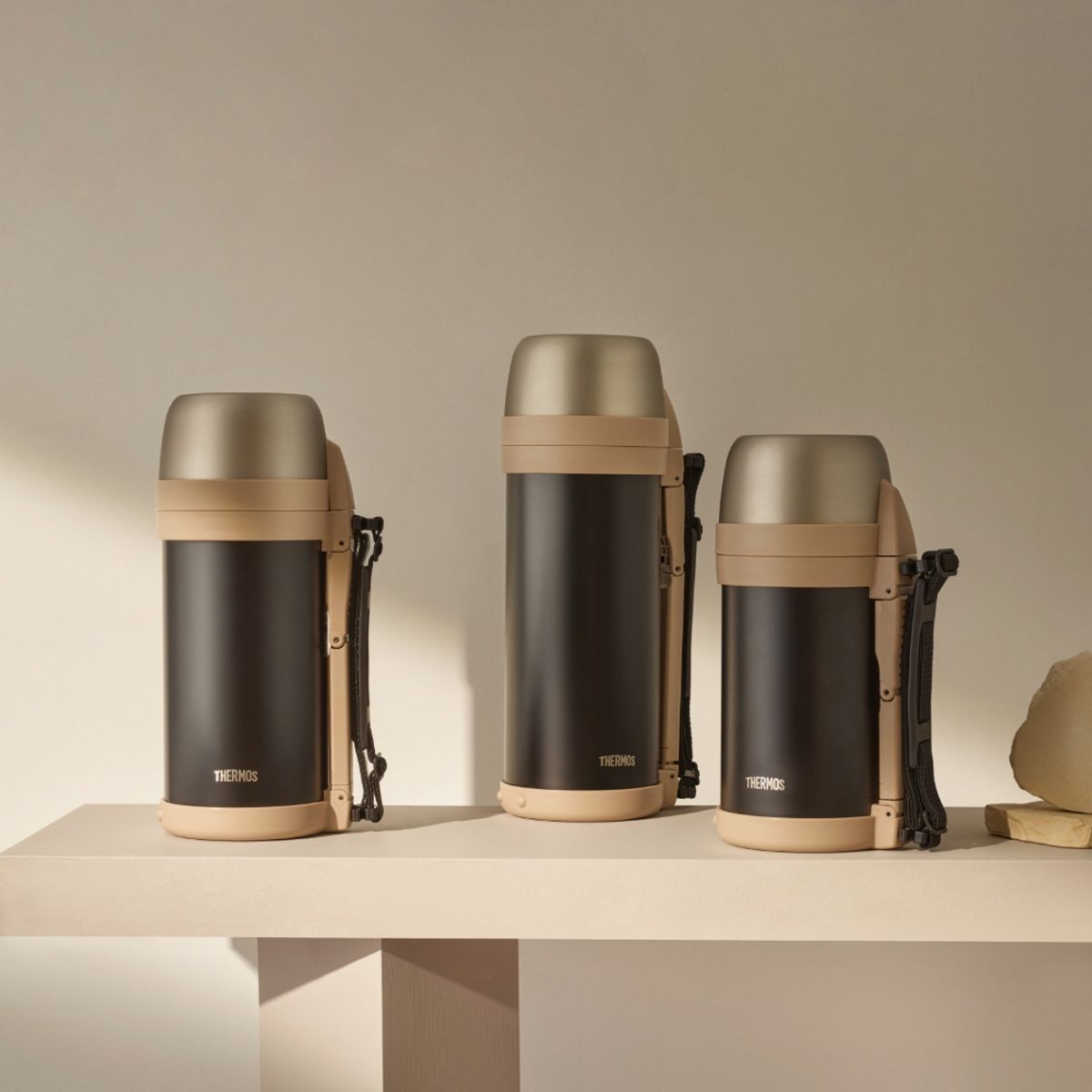 써모스(THERMOS) 보온보냉 대용량 더블컵 보온병 FDH-1406K 1.4L (3가지용량 보틀)