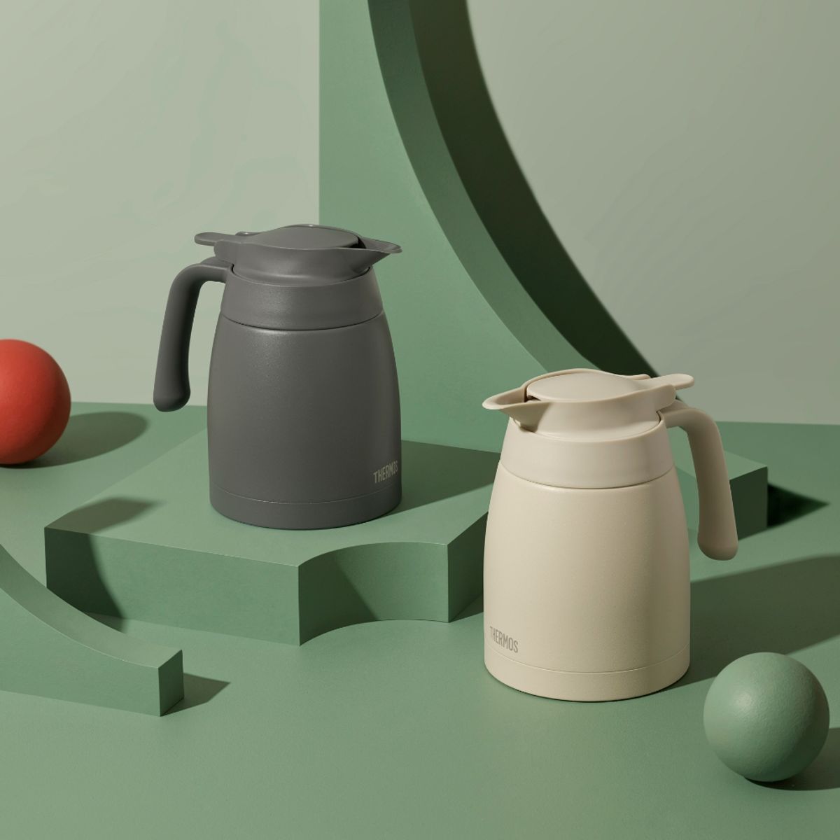 써모스(THERMOS) 보온보냉 스테인리스 테이블 포트 TTB-1000K (1L)