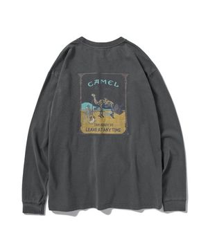 카멜 피그먼트 긴팔티 다크그레이 FLT710
