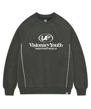VSW V-1 Piping Crewneck Charcoal