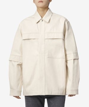 시에라 포켓 셔츠 - 내추럴 화이트 / 23A28OAU12COT00898108