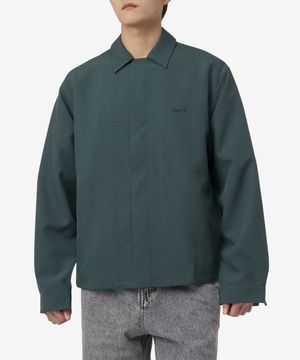 로고 블루종 셔츠 - 보틀 / 23A28OAU57PESOA009309