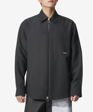 이안 셔츠 - 블랙 / 23A28OAU58PESOA009001