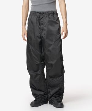 프로보 앵클 스트링 팬츠 - 블랙 / 23A28OAU69NYL00710001