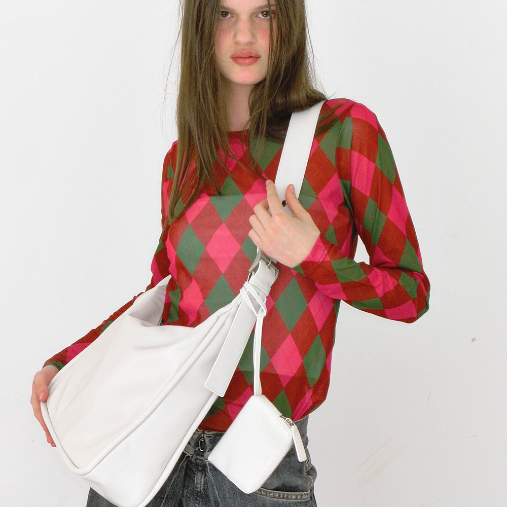 ショルダーバッグ・ポシェット YEOMIM belted ridge bag ceam MUSINSA | YEOMIM belted ridge bag (cream)