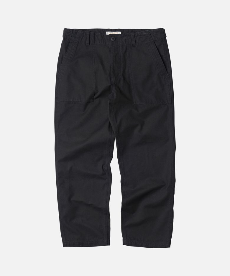 JUNGLE CLOTH FATIGUE PANTS _ BLACK