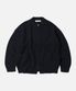 WOOL DECK ZIP UP CARDIGAN _ NAVY