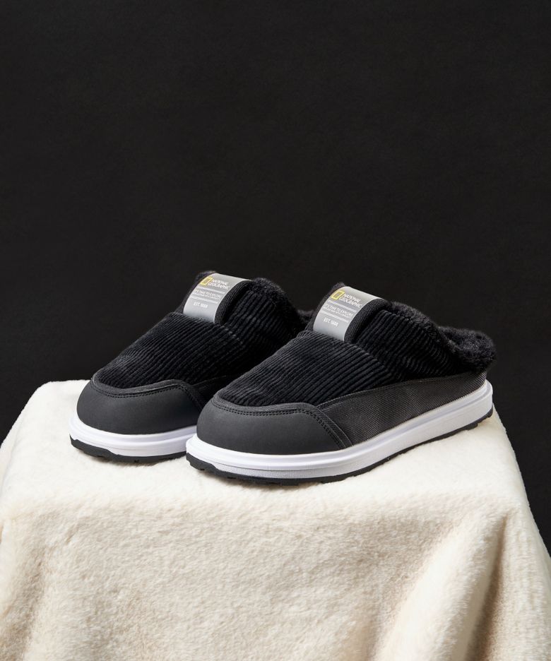N234UWT357 코듀로이 뮬 BLACK