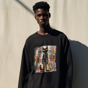 OHP X HARMONIA 캣스키아 베이직 긴팔티셔츠