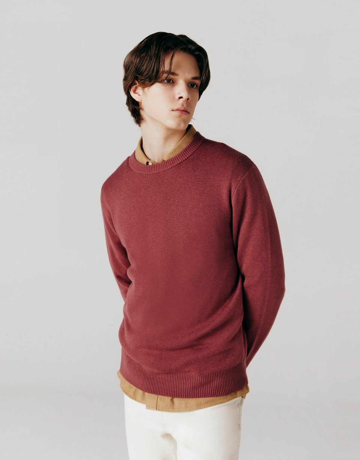 지오다노(GIORDANO) 울블랜드 더블니트 스웨터(12GG) 053906 [9color]