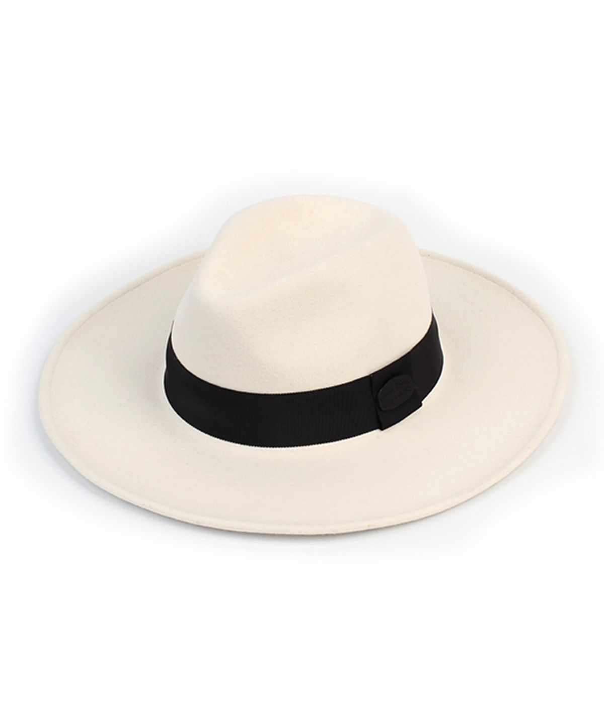유니버셜 케미스트리(UNIVERSAL CHEMISTRY) Black Line Wool White Fedora 울페도라