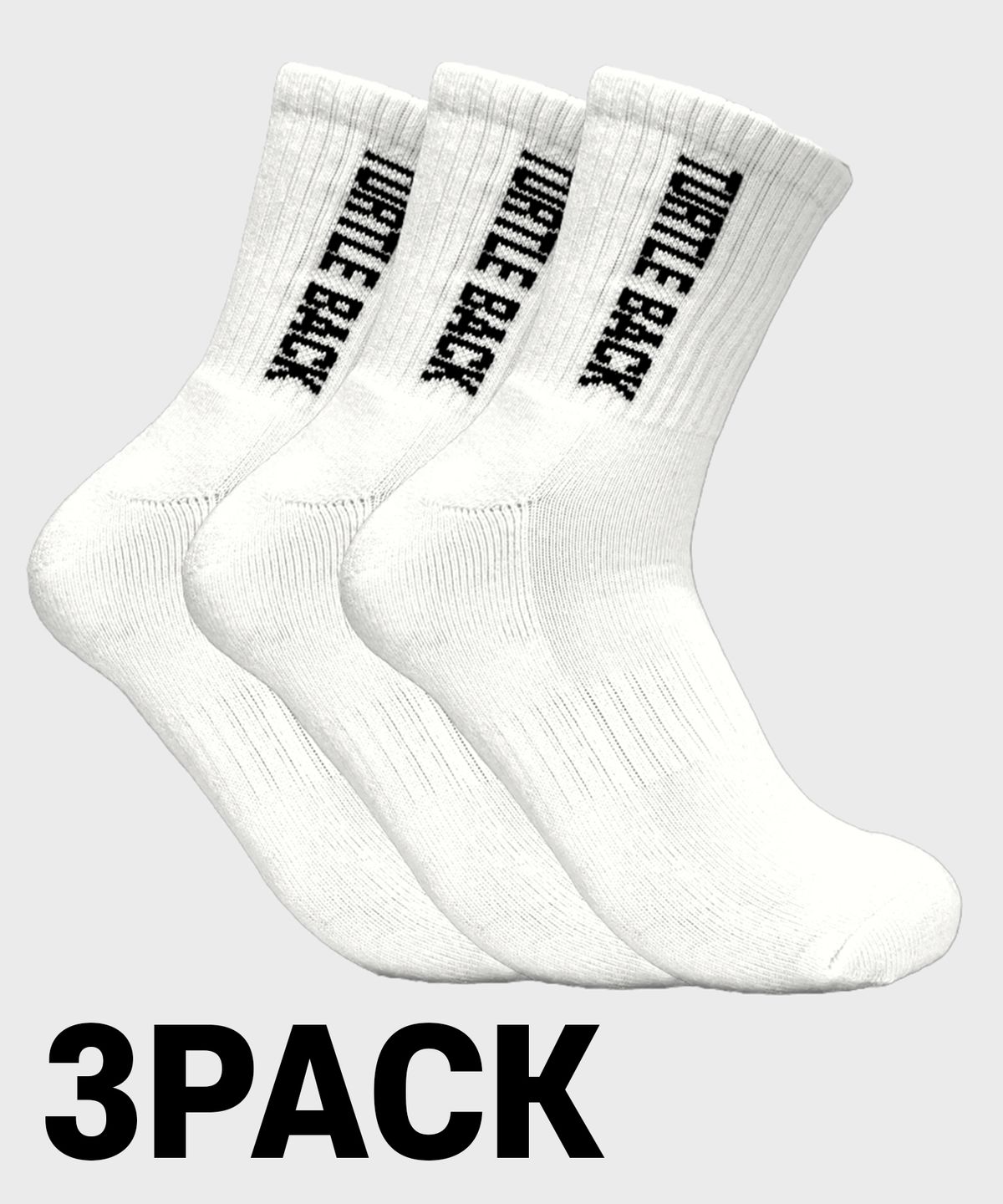 터틀백(TURTLEBACK) 장목 이중쿠션 양말 3PACK