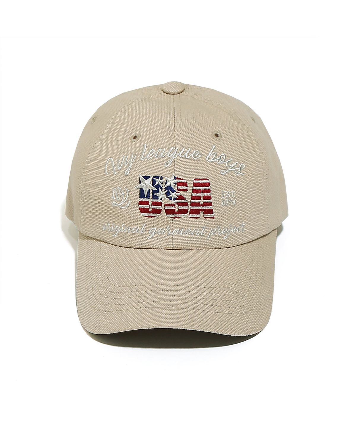 오가프(OGARP) Ivyboy Lettering B.B Cap Ivory